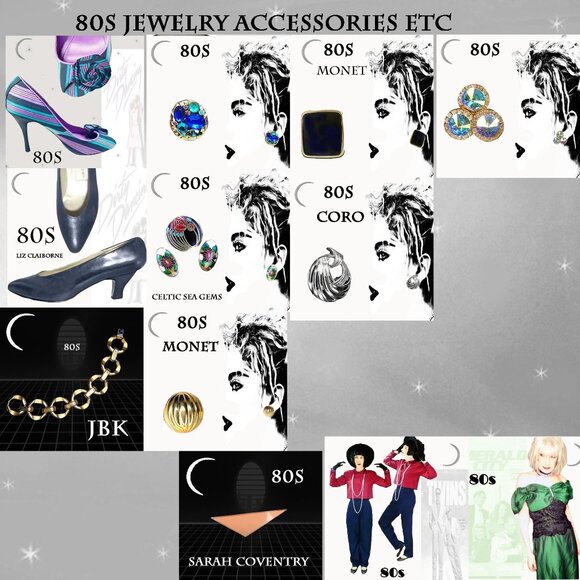 Vintage Coro Clipons Classic Clip Earrings Silvertone Earring Set - Picture 10 of 14